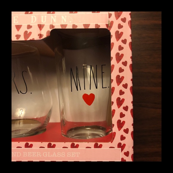 NIB Rae Dunn Wine and Beer Glass Set - Picture 3 of 8